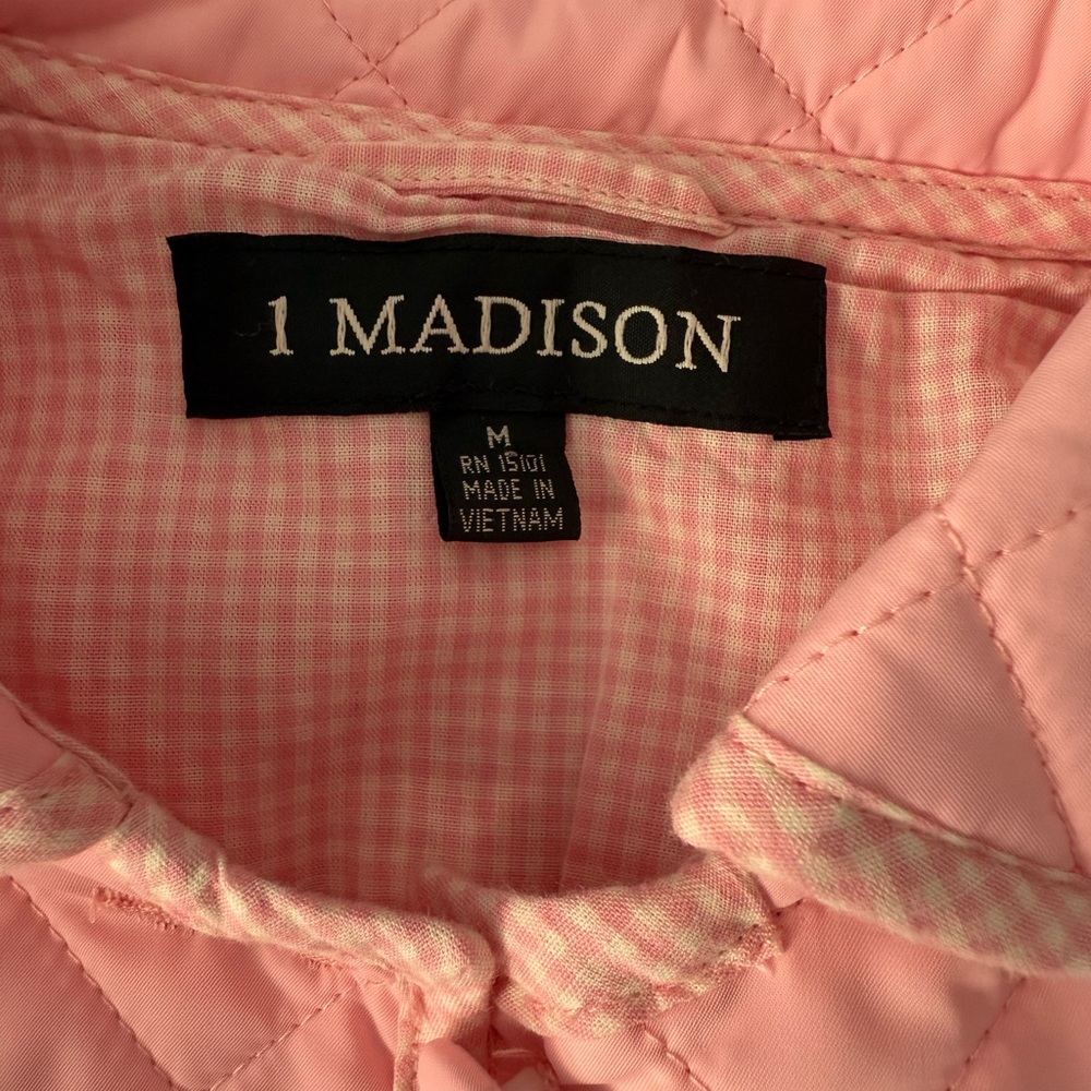 1 Madison Light Pink Quilted Jacket